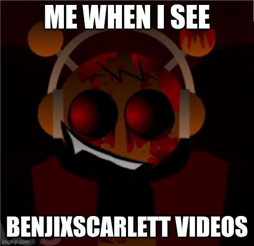 Oren.Exe (true face) | ME WHEN I SEE; BENJIXSCARLETT VIDEOS | image tagged in oren exe true face,memes,sprunki,brainrot | made w/ Imgflip meme maker