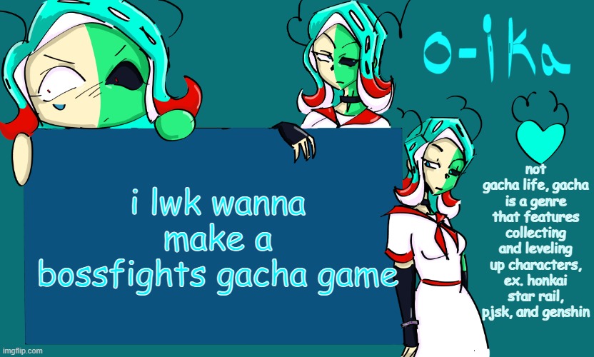 401 temp | not gacha life, gacha is a genre that features collecting and leveling up characters, ex. honkai star rail, pjsk, and genshin; i lwk wanna make a bossfights gacha game | image tagged in 401 temp | made w/ Imgflip meme maker