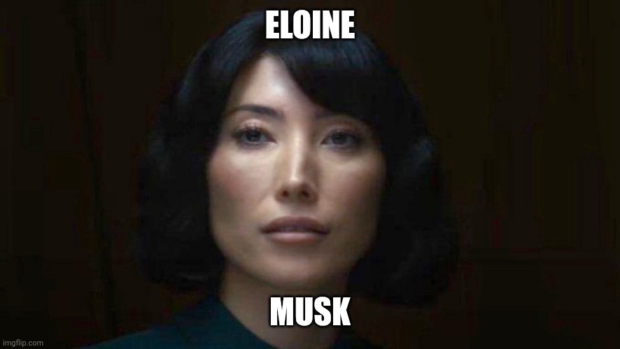 Your outie... | ELOINE; MUSK | image tagged in your outie | made w/ Imgflip meme maker