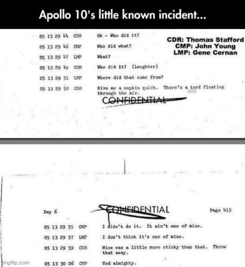 In Space, no one can hear you scream | image tagged in apollo 10 meme | made w/ Imgflip meme maker
