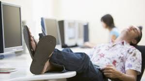 Lazy Man Napping At Work Blank Meme Template