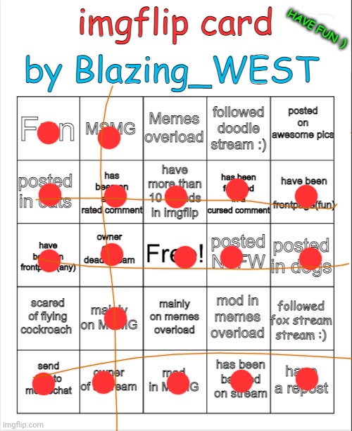 Lol | image tagged in bingo card by blazing_west | made w/ Imgflip meme maker