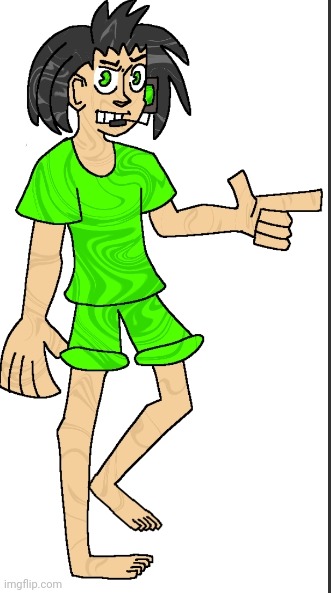 Fun fact: zap's human design is meant to look like his hair is soaked, because his original design resembles a shark | made w/ Imgflip meme maker