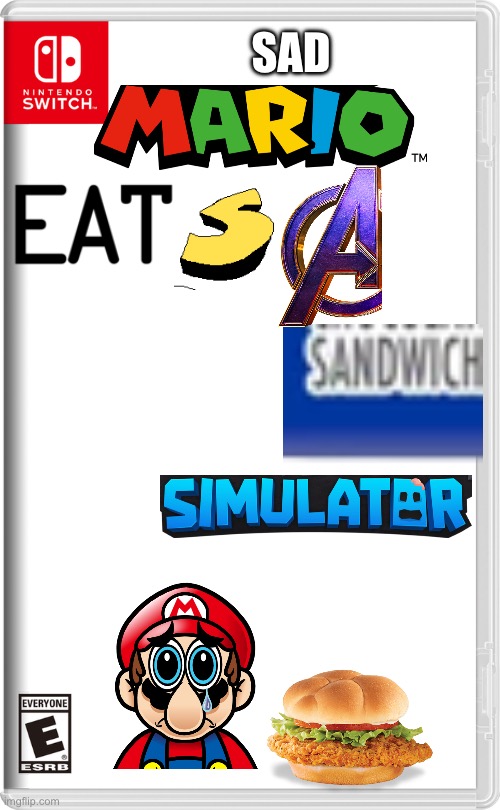 i am back | SAD | image tagged in nintendo switch | made w/ Imgflip meme maker
