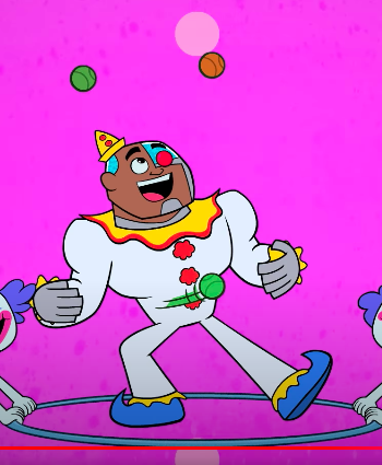 robot clown Blank Meme Template