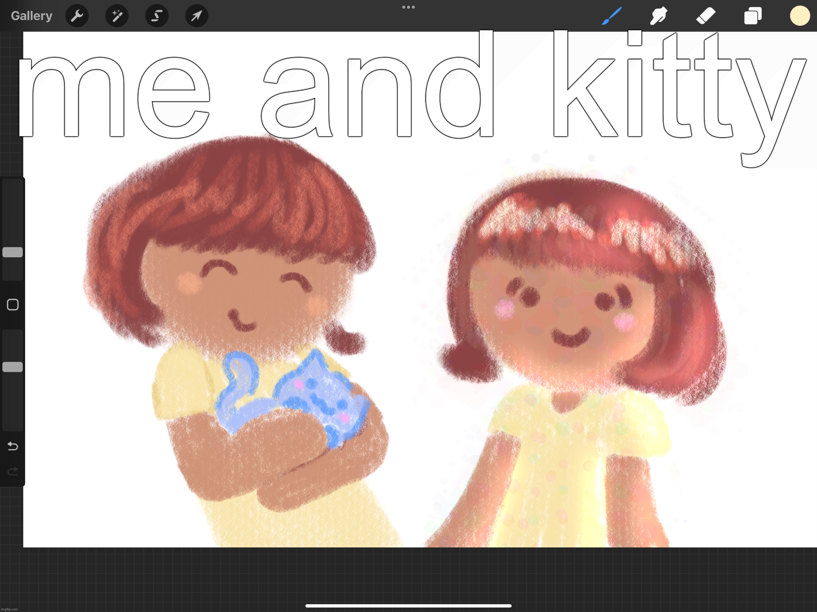 me and kitty | made w/ Imgflip meme maker