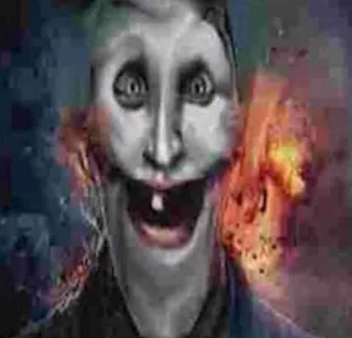 retard joker Blank Meme Template