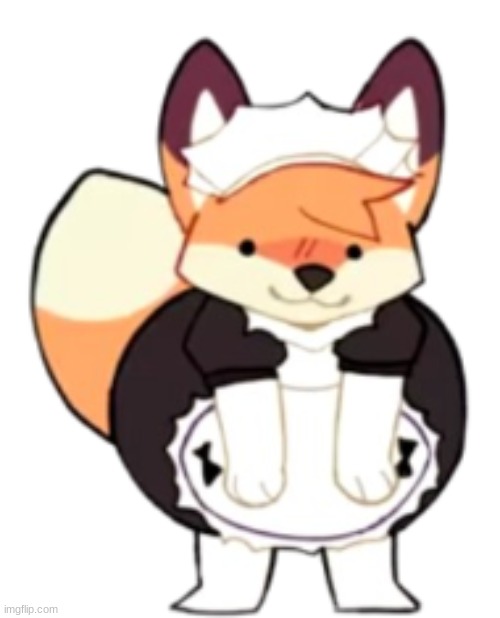 Maid Fundy(transparent) | image tagged in maid fundy transparent | made w/ Imgflip meme maker