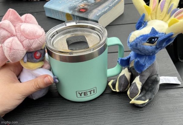 Kessho and Xerneas have a drink.mp3 | image tagged in kessho,xerneas | made w/ Imgflip meme maker