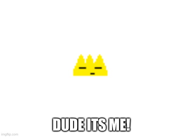 DUDE ITS ME! | made w/ Imgflip meme maker