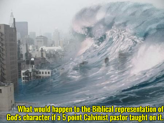What Would Happen | What would happen to the Biblical representation of God's character if a 5 point Calvinist pastor taught on it. | image tagged in calvinism,arminian,molinism,reformed theology 5 point calvinist pastors,ai gnostic character killers | made w/ Imgflip meme maker