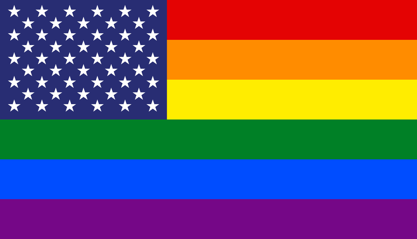 American Gay Flag Blank Meme Template