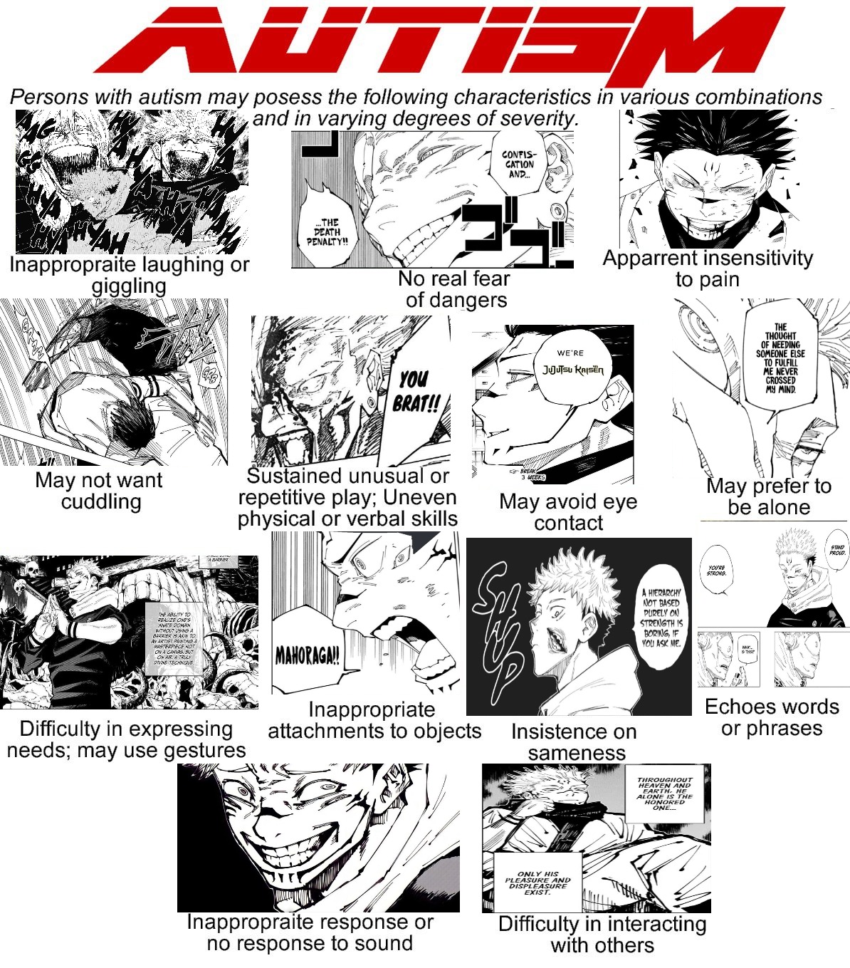 Sukuna Autist | image tagged in jujutsu kaisen | made w/ Imgflip meme maker