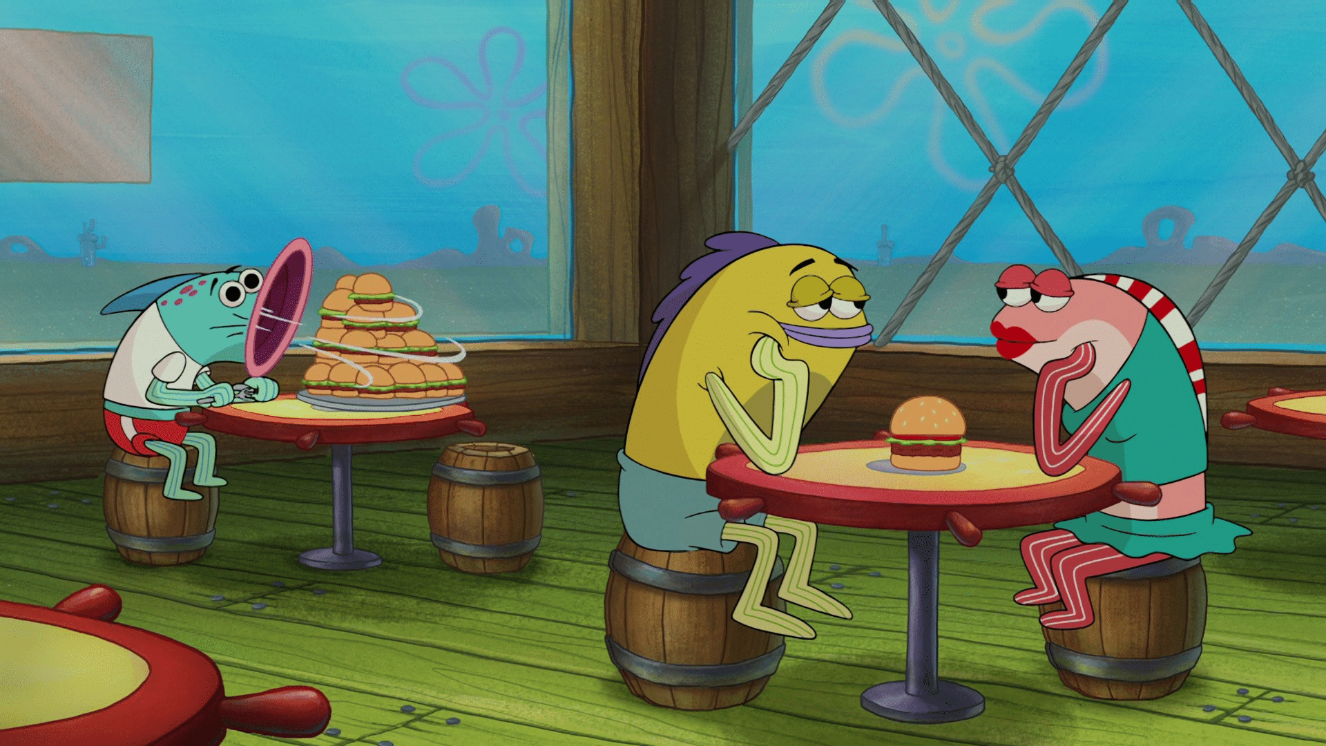 fish eats Blank Meme Template