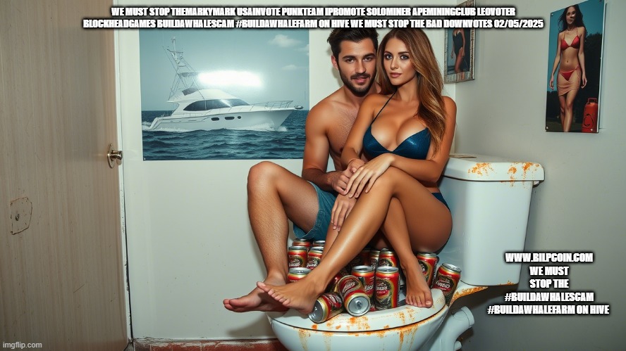 WE MUST STOP THEMARKYMARK USAINVOTE PUNKTEAM IPROMOTE SOLOMINER APEMININGCLUB LEOVOTER BLOCKHEADGAMES BUILDAWHALESCAM #BUILDAWHALEFARM ON HIVE WE MUST STOP THE BAD DOWNVOTES 02/05/2025; WWW.BILPCOIN.COM WE MUST STOP THE #BUILDAWHALESCAM #BUILDAWHALEFARM ON HIVE | made w/ Imgflip meme maker