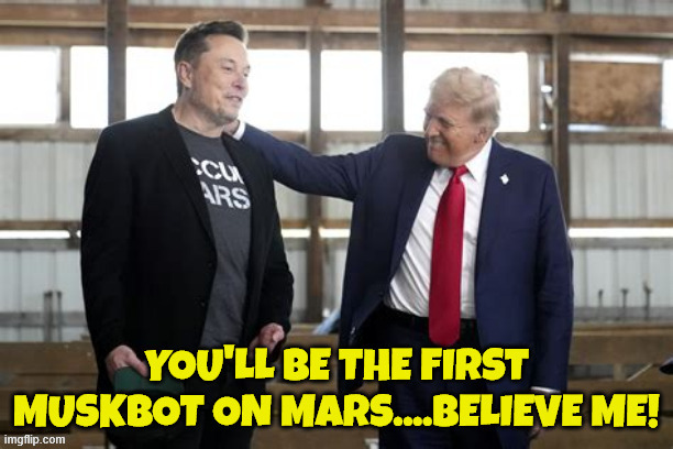 Mars sold to Itdiotbot | image tagged in mars sold to itdiotbot,mars musk,neralink,spacex,maga mars,muskbot | made w/ Imgflip meme maker