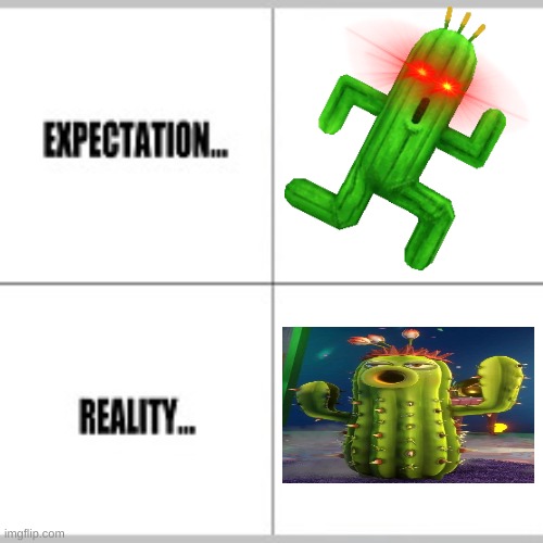 Mario Sports Mix meme | image tagged in expectation vs reality,super mario bros,mario kart,video games,cactus | made w/ Imgflip meme maker
