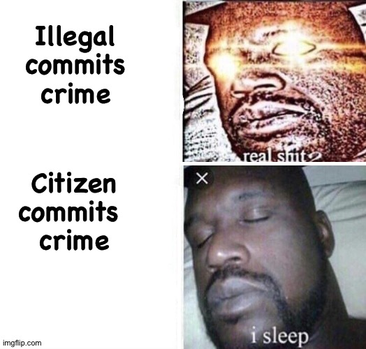 i sleep reverse | Illegal
commits
crime Citizen
commits 
crime | image tagged in i sleep reverse | made w/ Imgflip meme maker
