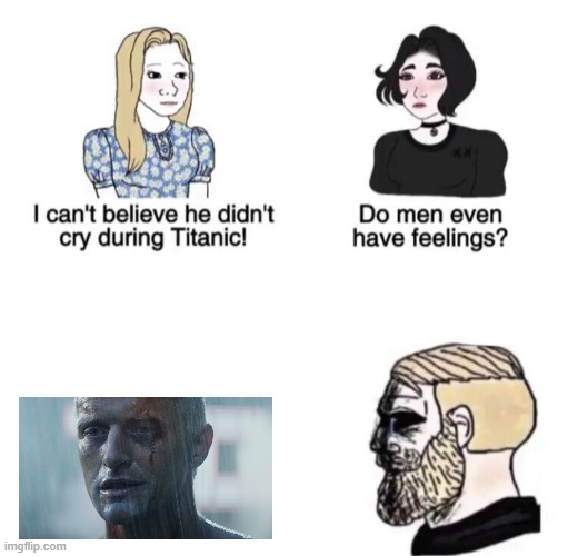 I've .... Seen Things | image tagged in chad crying | made w/ Imgflip meme maker
