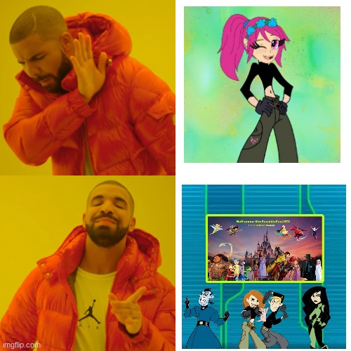 trolls3cutiesfan no, me yes, | image tagged in memes,drake hotline bling | made w/ Imgflip meme maker