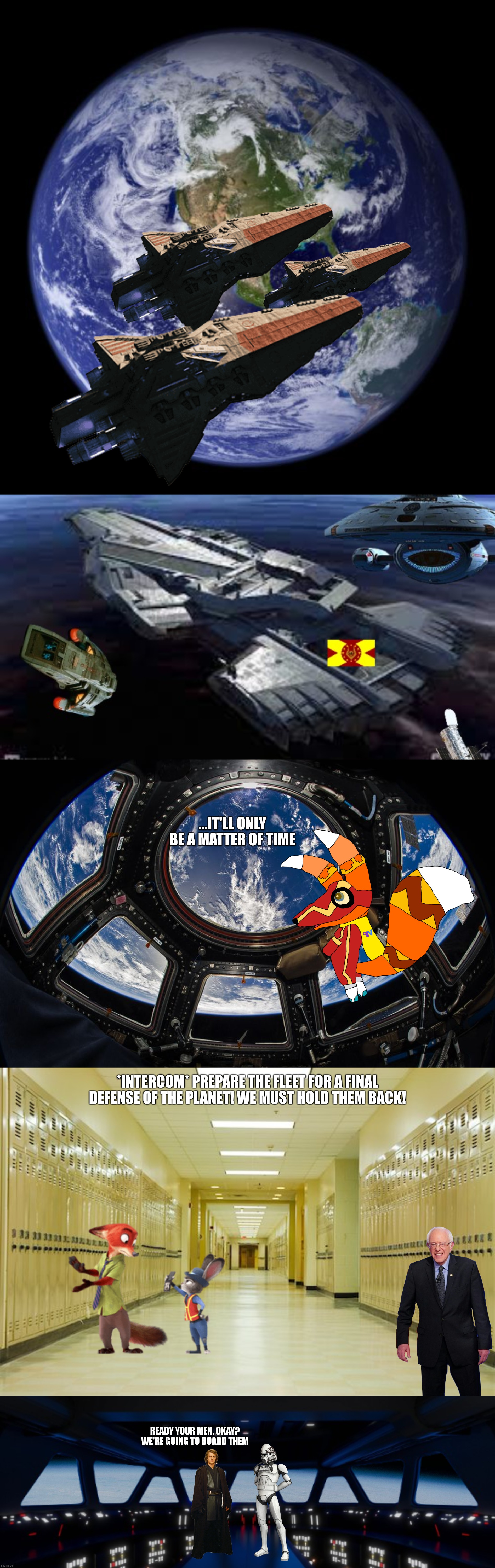 The Battle for Team Earth('s freedom) [Prologue] | ...IT'LL ONLY BE A MATTER OF TIME; *INTERCOM* PREPARE THE FLEET FOR A FINAL DEFENSE OF THE PLANET! WE MUST HOLD THEM BACK! READY YOUR MEN, OKAY? WE'RE GOING TO BOARD THEM | image tagged in team earth space hq,clone wars,venator | made w/ Imgflip meme maker