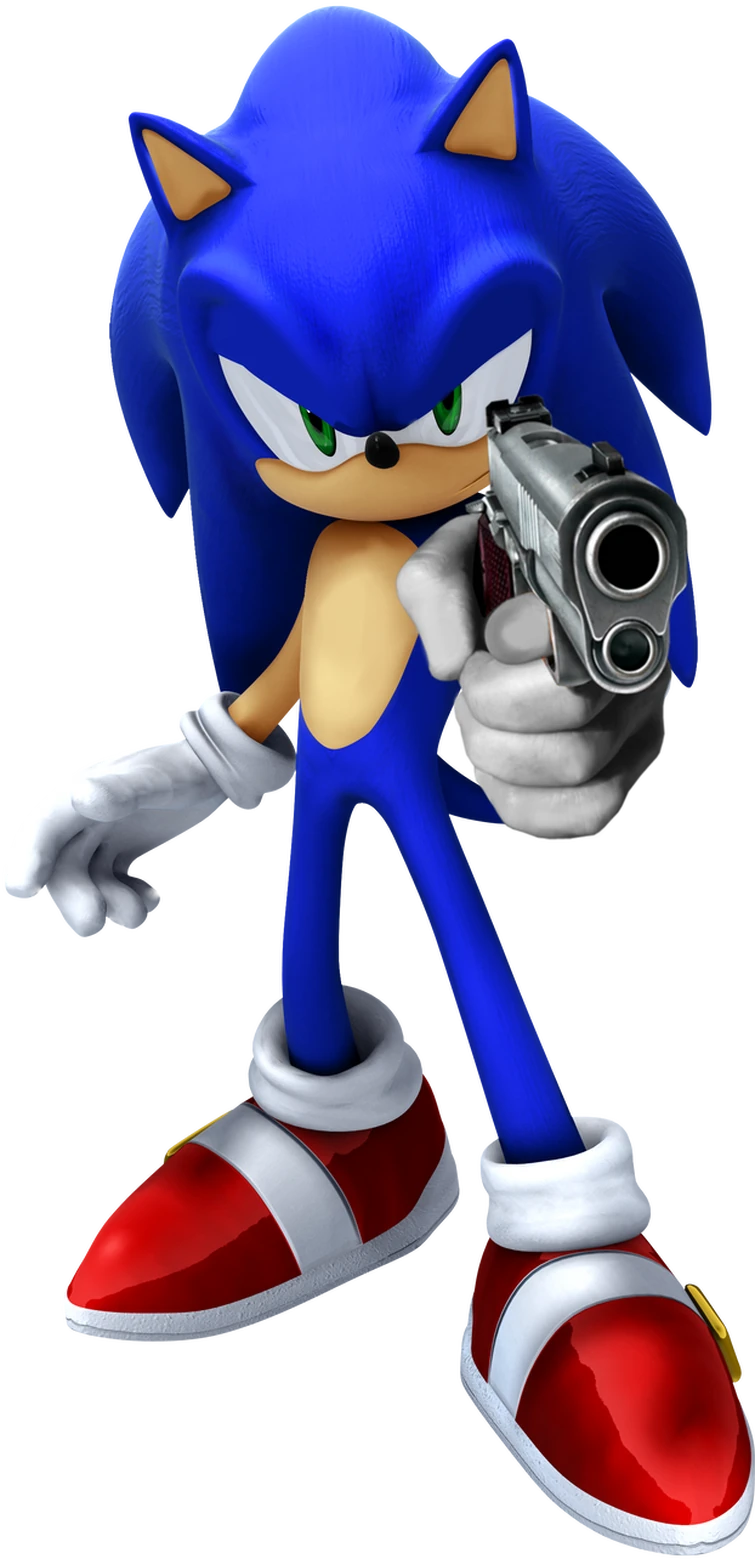 Sonic 06: Gun Edition Blank Meme Template