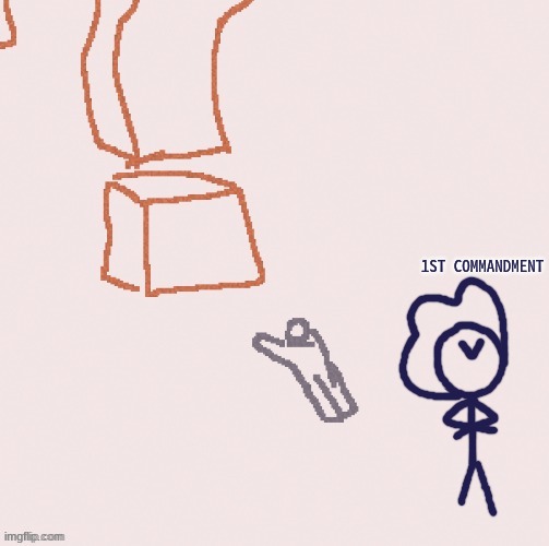 i shall worship NO QUESTION MARK | 1ST COMMANDMENT | made w/ Imgflip meme maker