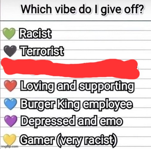 Which vibe do I give off? | image tagged in which vibe do i give off | made w/ Imgflip meme maker