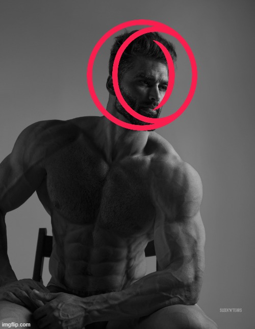 Giga Chad | image tagged in giga chad | made w/ Imgflip meme maker