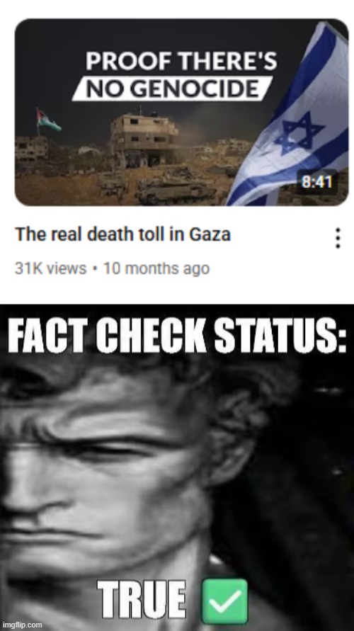 An extra mile to prove the obvious | image tagged in fact check status true,debunking genocide | made w/ Imgflip meme maker