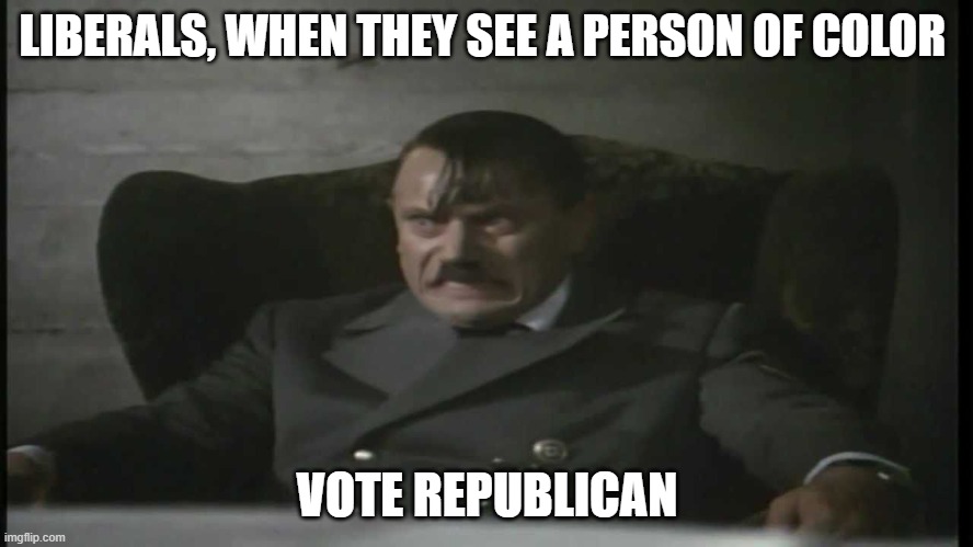 the most vicious racism I ever seen comes from the left when they see a black person with conservative values | LIBERALS, WHEN THEY SEE A PERSON OF COLOR; VOTE REPUBLICAN | image tagged in truth,racism,stupid liberals,wow,political humor,funny memes | made w/ Imgflip meme maker