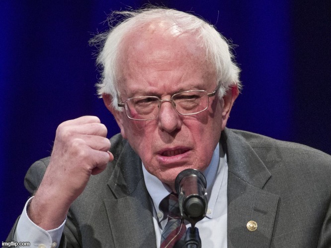 Evil Bernie | image tagged in evil bernie | made w/ Imgflip meme maker