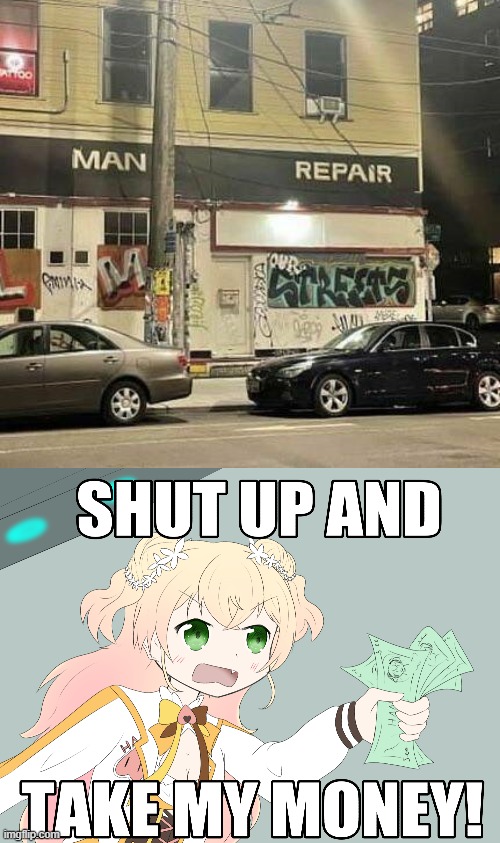 image tagged in nene hololive shut up and take my money | made w/ Imgflip meme maker