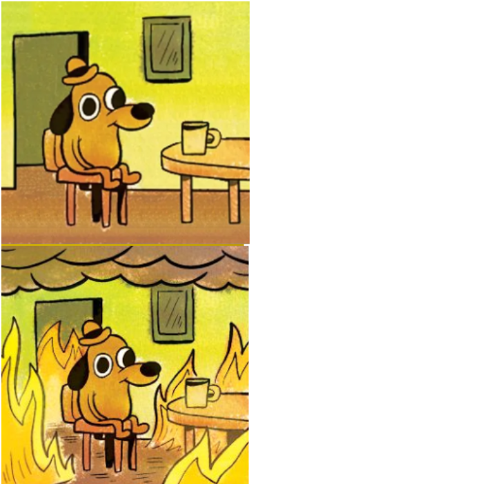 This is Fine hotline bling Blank Meme Template
