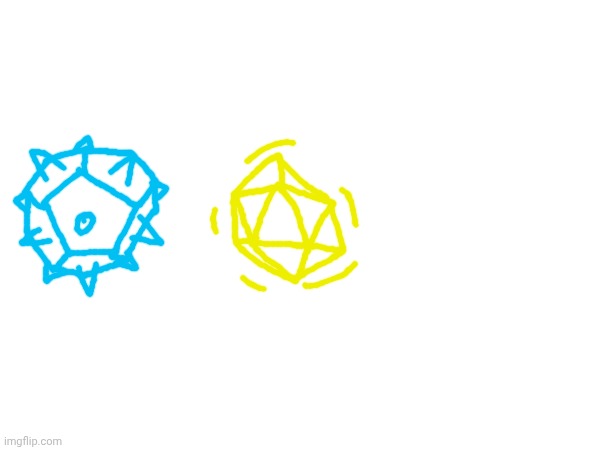 A few more colorful exploding platonic solids | made w/ Imgflip meme maker