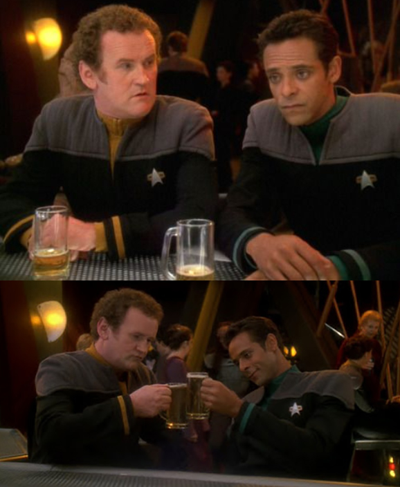 O'Brien Bashir Deep Space Nine Blank Meme Template