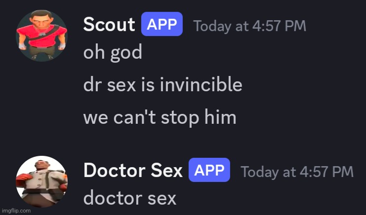 Discord doctor sex | image tagged in discord doctor sex | made w/ Imgflip meme maker