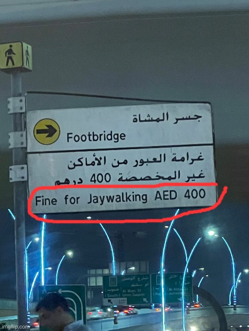 This for jay walking is CRAZY | made w/ Imgflip meme maker