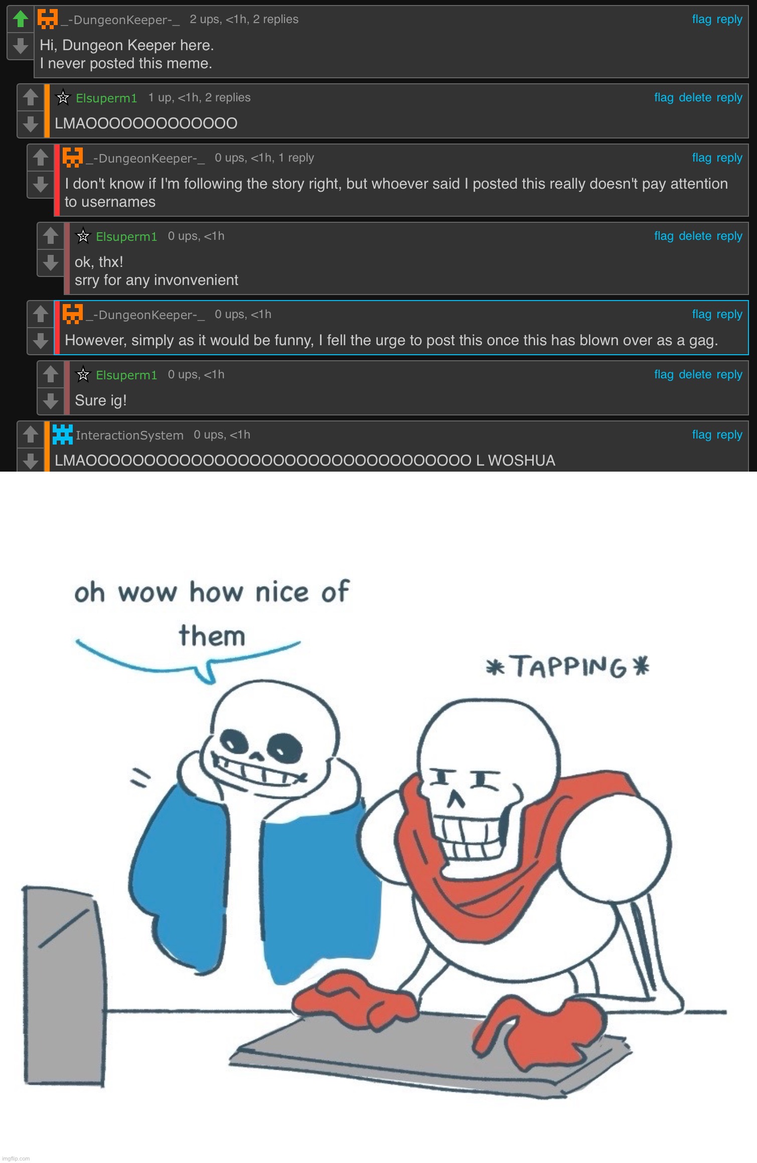 Ok last post of the day, tomorrow ima try find more Undertale memes! | made w/ Imgflip meme maker