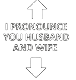 I pronounce you husband and wife Meme Template