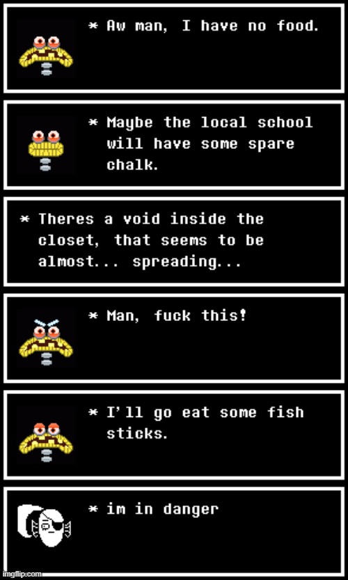 wubboc vs Deltarune Day 1 (Undertale #79) | made w/ Imgflip meme maker