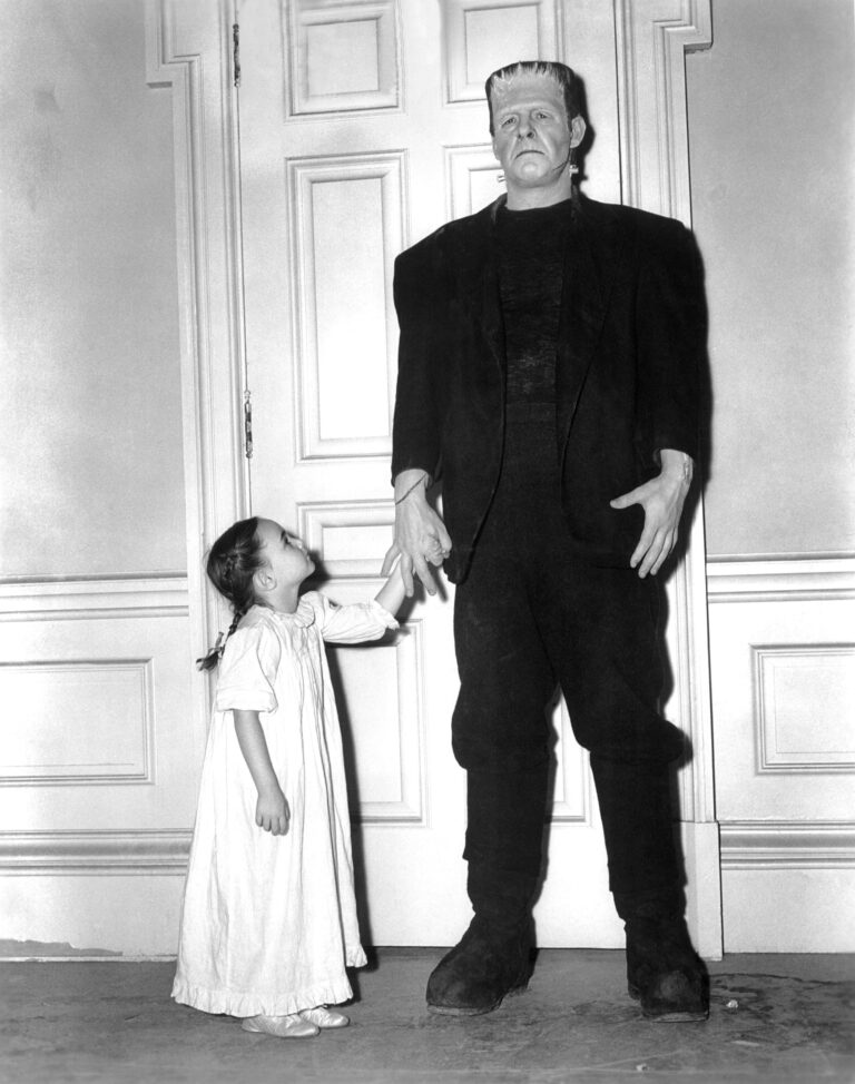 Frankenstein with kid Blank Meme Template
