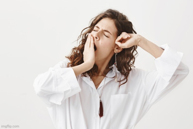 Born yawning woman | image tagged in born yawning woman | made w/ Imgflip meme maker