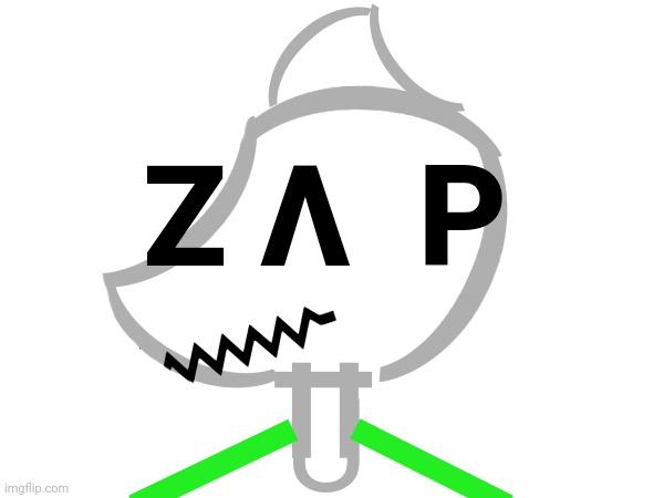 Zap made with text | ); ); ); ); ); Z Λ  P; ⬳; _; ); =; I; I; U | made w/ Imgflip meme maker