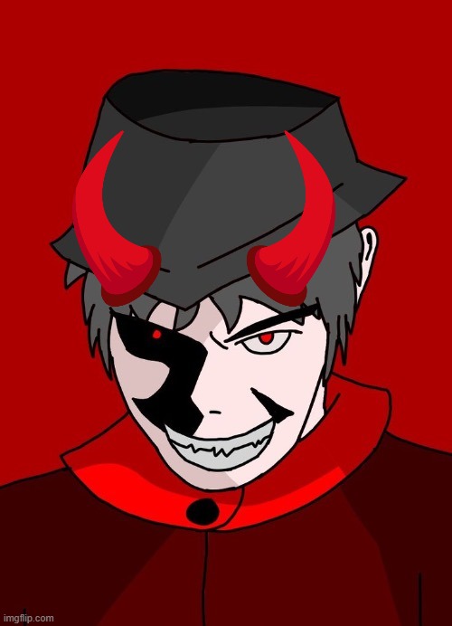 Devil horns mepios | image tagged in mepios,devil,horns | made w/ Imgflip meme maker