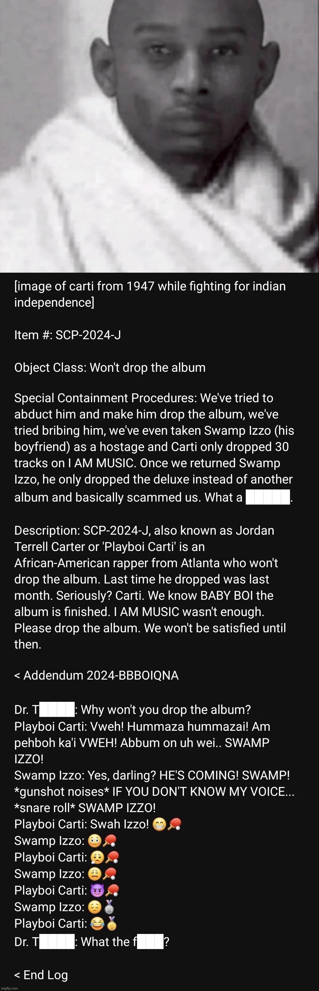 carti fans losin it | made w/ Imgflip meme maker