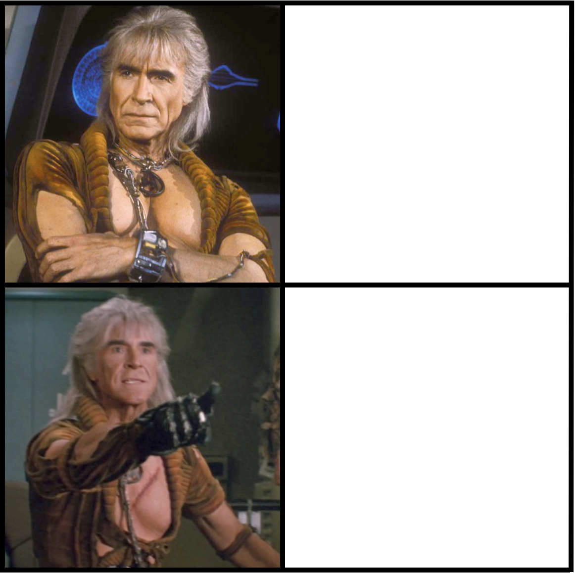 Khan Noonian Singh Yes/No Blank Meme Template