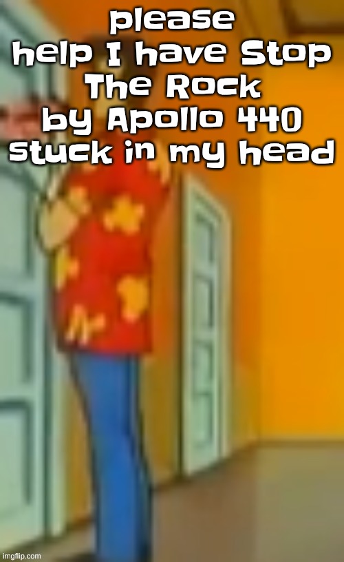 "giggity" ahh | please help I have Stop The Rock by Apollo 440 stuck in my head | image tagged in giggity ahh | made w/ Imgflip meme maker