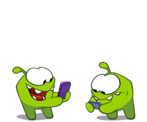 omnom reaction Blank Meme Template