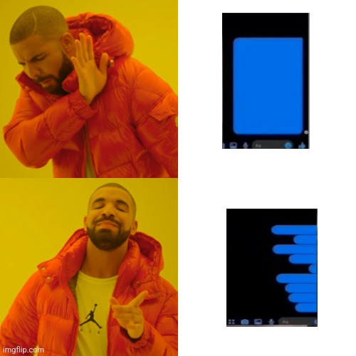 Texting | image tagged in memes,drake hotline bling | made w/ Imgflip meme maker